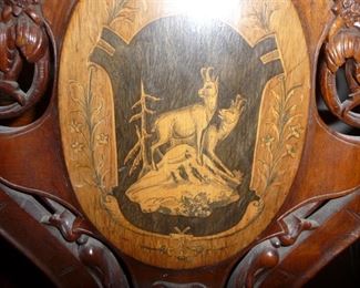 chair back inlaid insert
