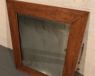 Oak mirror 