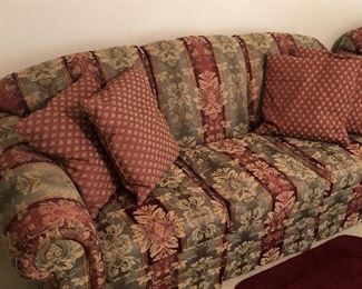 Flexsteel Damask Sofa