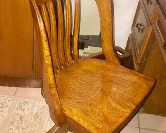 Antique bankers chair 