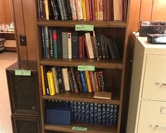 Wooden Bookcase ~ Assorted Books