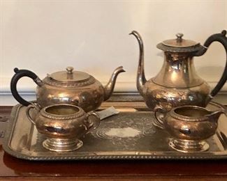 Many sterling and plated items.