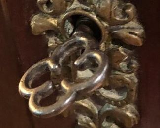 Clock key detail.
