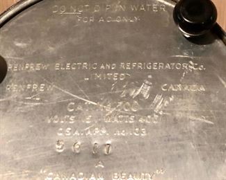 Detail for the coffee pot.