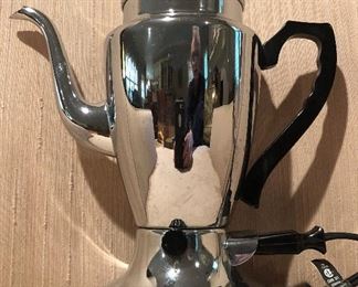 Vintage electric coffee pot.