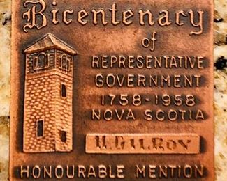 Medal detail.