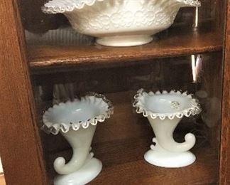 A SMALL EXAMPLE OF THE MANY FENTON PIECES