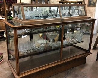 GORGEOUS DISPLAY CASES WITH HAND BLOWN GLASS