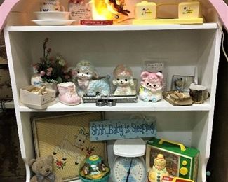 VINTAGE BABY PLANTERS, TOYS AND MORE.
