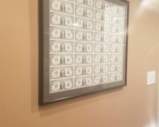 Artwork with Real Money !