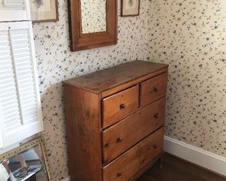 Antique pine chest