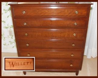One of a Matching Pair of Willett Chest of Drawers 