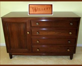 Fabulous Willett Sideboard, Small Enough to Fit in Anyone's Home with Built In Flatware Case 