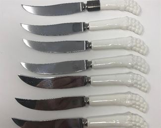 Vintage Royal Crown Derby LeWitt Knife Set of 7 https://ctbids.com/#!/description/share/251948