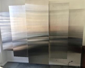 Stainless Steel Floating Custom Cabinets https://ctbids.com/#!/description/share/251727