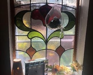 Beautiful stain glass window 
