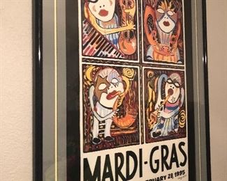 Mardi Gras Framed Poster