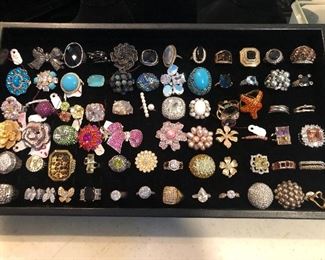 Gorgeous Jewelry Collection - So many rings to choose from!