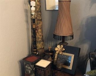 Lamps, nightstand