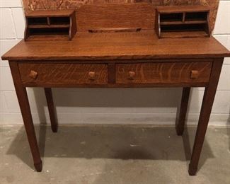 Tiger oak desk