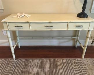Desk with Bamboo Motif