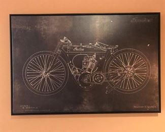 Motorcycle Canvas