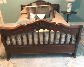 Antique bed from the late 1800s