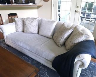 Vintage chenille sofa