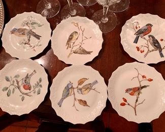 Limoges Bird Plates