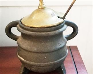 4- Vintage Cast Iron/Brass Top Oil stove lighter