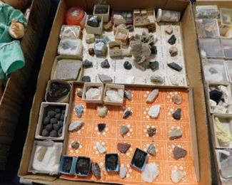 Rock and mineral collection