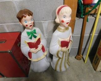 Vintage Christmas Blow Molds