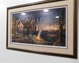 Signed Terry Redlin print limited