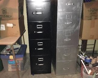 filing cabinets