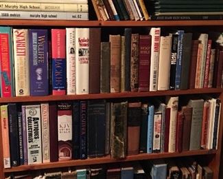 Tons of books - lots of bookcases, too