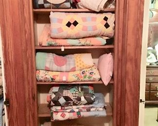 Hand-done quilts and afghans