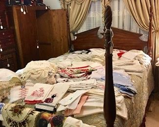 Linens all over everywhere