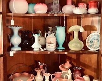 Art glass, custard glass, Fenton, peachblow, you name it - we've got it