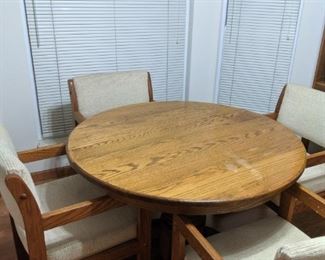 Kitchen table and chairs. 
