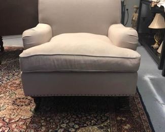 Linen and Down Cushion Chair