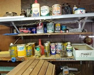 Oil Cans- Some Full