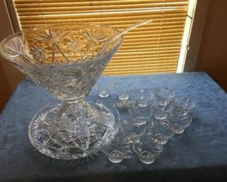 Glass Punch Bowl