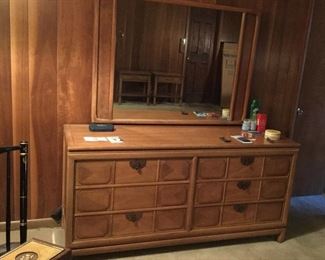 MCM Thomasville dresser with mirror.