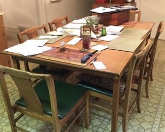 MCM table with 6 chairs.