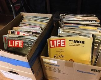 Vintage Life magazines from the 1960’s, 70’s and 80’s