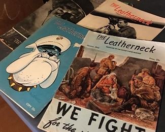 4 Leatherneck magazines from 1943! 