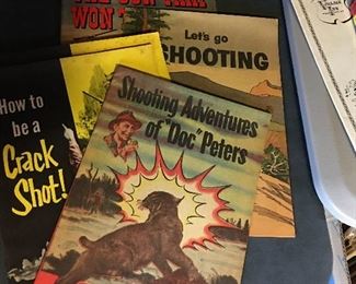 Vintage shooting booklets