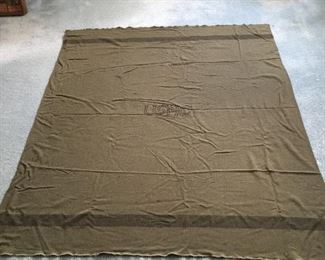 USMC wool blanket from WW2. Quantity: 2 blankets.