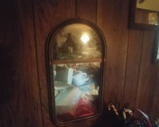 Antique mirror $25