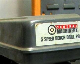 Central Machinery  5 speed bench drill press
